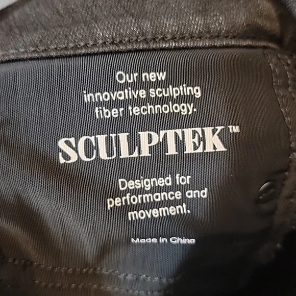 Athleta Sculptek Skinny Zipper Ankle Jeans Size 4 - Picture 6 of 6